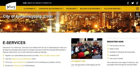 eservices coj|Joburg City Municipal Online Services .